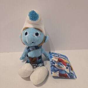 The Smurfs GUTSY SMURF CHARACTER IN KILT 10" Plush Stuffed Animal 2013